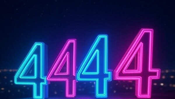 Si ves el 4444, es un “para mí la suerte”