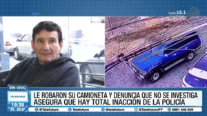 Le robaron su camioneta y denuncia que no se investiga