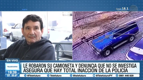 Le robaron su camioneta y denuncia que no se investiga