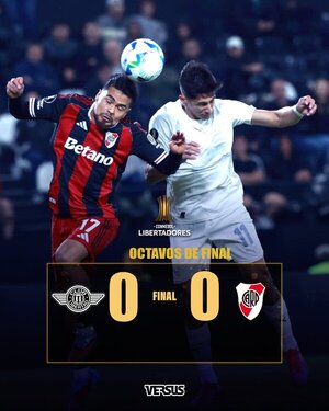 Popular / Libertad y River Plate igualaron sin goles por Copa Libertadores 2025