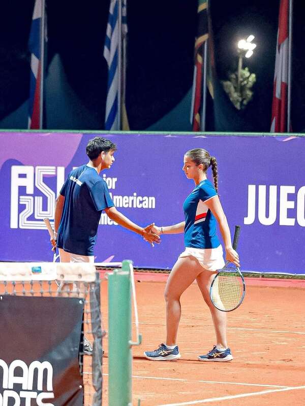 Asu2025: Paraguay, a semifinales en el tenis dobles mixto - Polideportivo - ABC Color