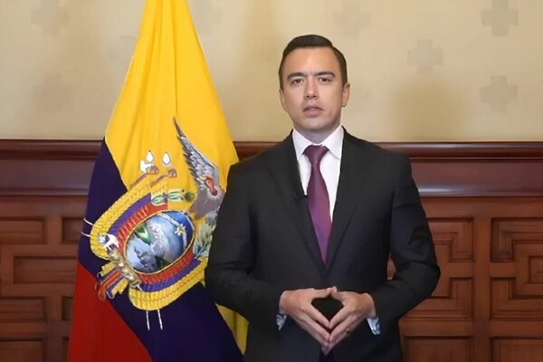 Noboa declara «terrorista» al Cartel de los Soles y pide indagar su incidencia en Ecuador