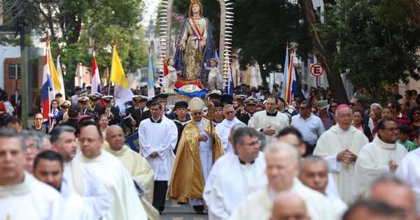 La Nación / Prevén misa y procesiones en honor a la Virgen Nuestra Señora de la Asunción