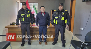 ISAAC AGUILAR SE REUNIÓ CON LA PATRULLA CAMINERA POR ANIMALES SUELTOS EN RUTA