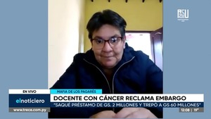 Mafia de los pagarés: docente con cáncer sufre embargo del 75% de su salario - trece