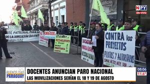 Docentes anuncian paro nacional por mejores salarios y recursos para la educación