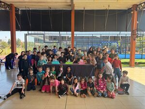 Día del niño a pura diversión y deportes en la  Federación Encarnacena de Pádel