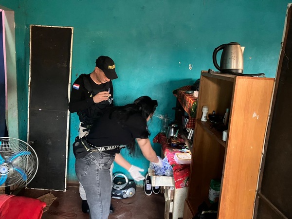 Allanamiento en Cambyretá culmina con detención e incautación de crack