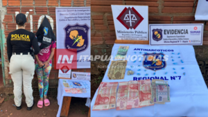 DETIENEN A UNA MUJER E INCAUTAN SUPUESTA COCAÍNA TIPO CRACK EN CAMBYRETÁ