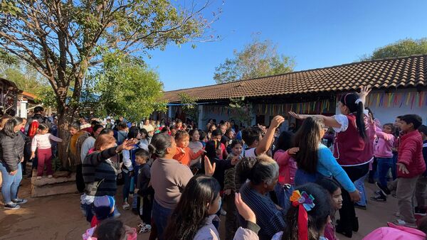 Festejo por el Día del Niño en la escuela San Roque organizado por la UPAP - Concepción al Día