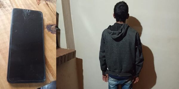 APREHENDEN A JOVEN POR HURTO DE CELULAR EN EL BARRIO SAN PEDRO DE ENCARNACIÓN