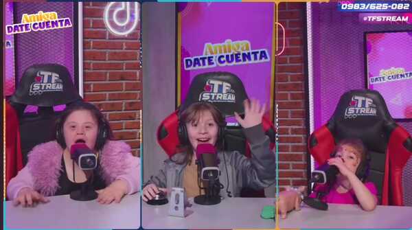 El tierno debut de los hijos de Piroka y Nicole como streamers