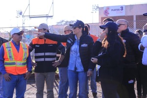 Ministra de Obras verificó preparativos para Mundial de Rally