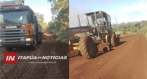 TRABAJOS DE REPARACIÓN VIAL EN EL BARRIO SANTA LIBRADA DE MAYOR OTAÑO
