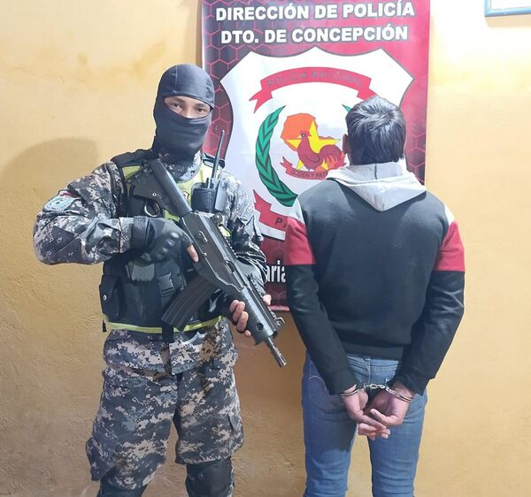 Joven aprehendido por robo en Concepción - Concepción al Día