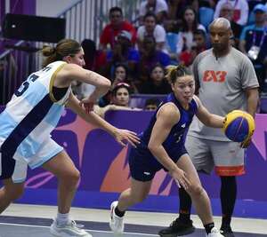 Baloncesto 3x3: Las chicas avanzan a la semifinal tras espectacular partido contra Argentina - Polideportivo - ABC Color