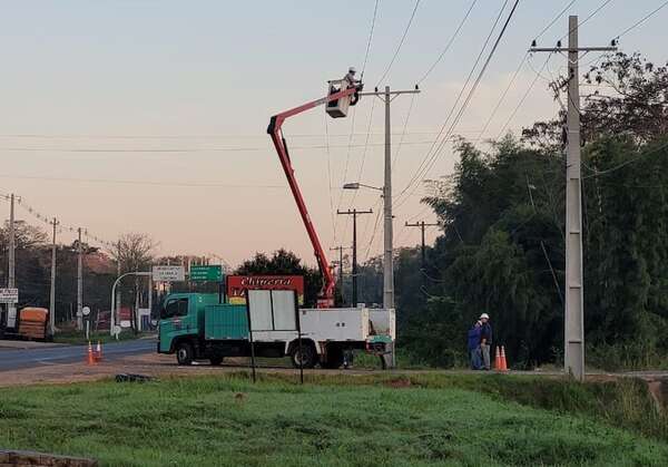 Zonas donde la ANDE realiza cortes programados este domingo - Nacionales - ABC Color