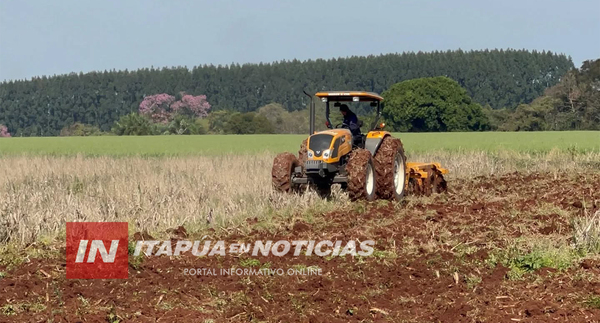 PREPARAN SUELOS PARA PEQUEÑOS Y MEDIANOS PRODUCTORES DE CAMBYRETÁ