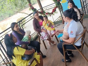 Alto Paraná: realizan jornada de lactancia materna en contacto con la naturaleza - ADN Digital