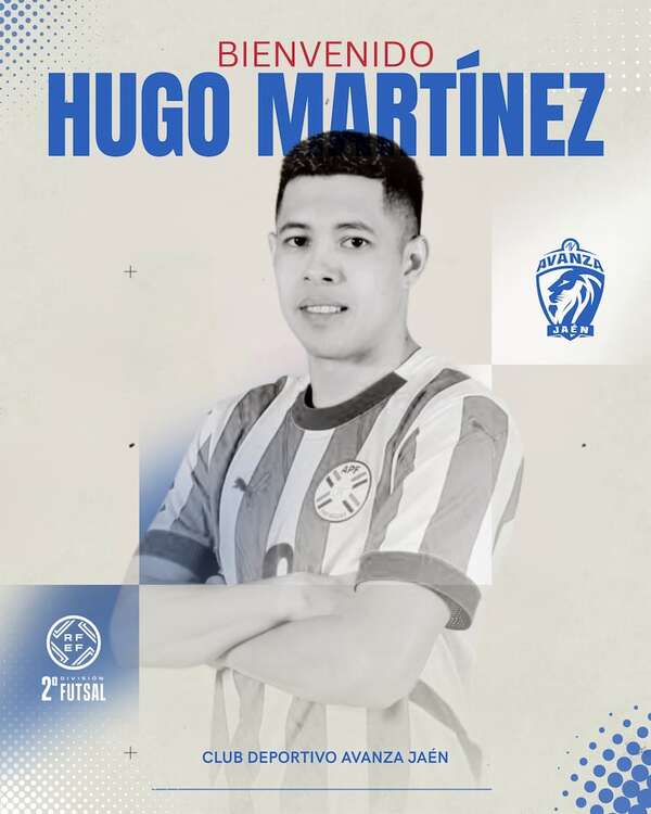 Mundialista albirrojo Hugo Martínez, en el futsal español - Polideportivo - ABC Color
