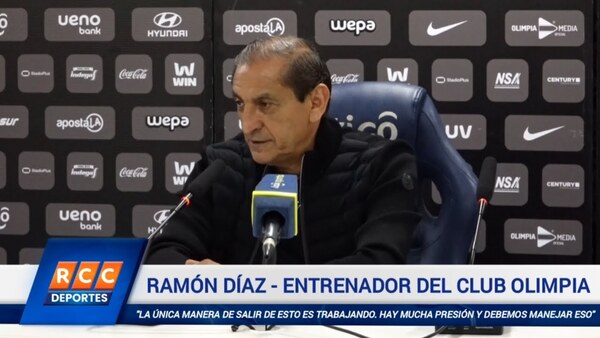 Video: Torneo Clausura – Fecha 8 – Olimpia (0) vs. (0) Libertad – Palabras del entrenador Ramón Díaz