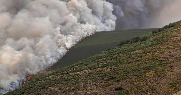 La Nación / España y Portugal combaten más de 20 grandes incendios