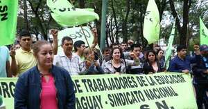 La Nación / Huelga docente: actividades escolares están suspendidas hoy en diferentes puntos del país
