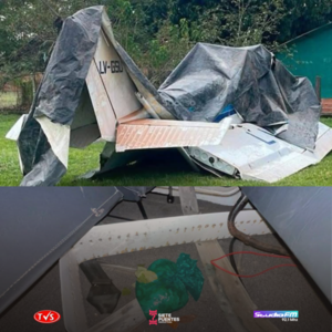 INCAUTAN AVIONETA PRESUNTAMENTE UTILIZADA PARA NARCOTRÁFICO EN CAAZAPÁ - «TVS DIGITAL»