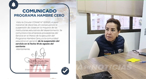 SUSPENDEN SERVICIO DEL PROGRAMA “HAMBRE CERO” EN ITAPÚA 