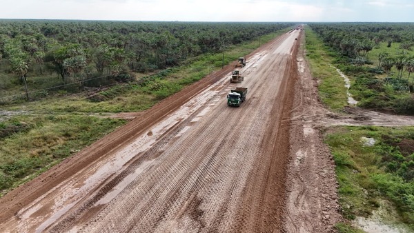 Trabajos de la Ruta PY12 experimentan 63% de avance en su Lote 3 - .::Agencia IP::.