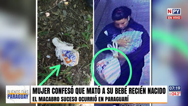 Macabro hallazgo: Detienen a mujer que confesó matar a su hijo recién nacido
