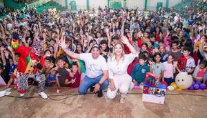 Miles de niños celebraron su día en el Polideportivo Tupa Ra’y de Carmen del Paraná