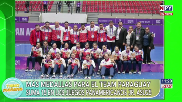 ¡Vamos por más! Paraguay suma 15 medallas en los Panamericanos Junior