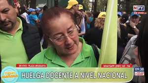 Docentes se movilizan por reivindicaciones salariales y mayor inversión educativa