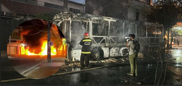 Botón de muestra: Transporte público, literalmente, “arde en llamas” - ADN Digital