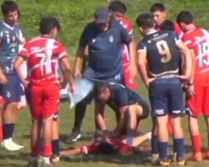 Popular / ¡Kinesiólogo héroe! Salvó la vida de un pelotero en pleno partido