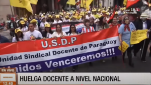 Huelga docente a nivel nacional