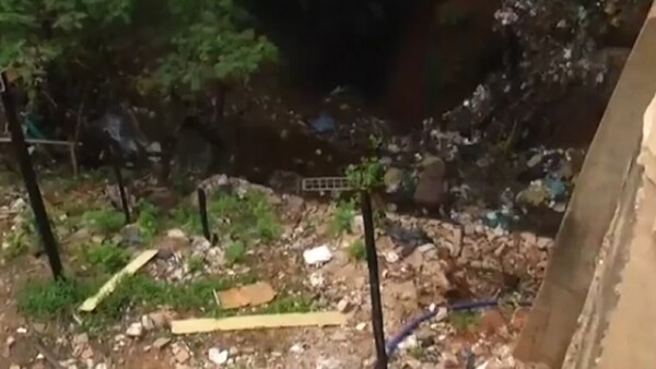 Automovilista choca contra escombros en un puente de Asunción