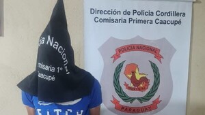 Dos hombres detenidos por agredir a policías durante control aleatorio en Caacupé
