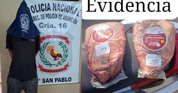 Diario HOY | Vuelven los “roba carnes” en minimarkets: uno cayó en Asunción
