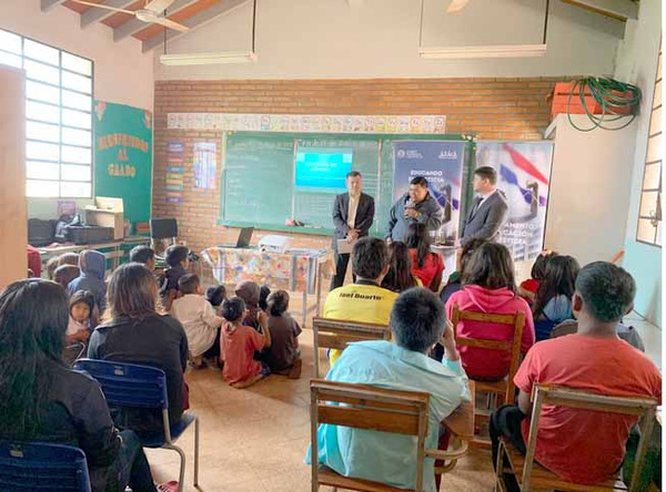 Estudiantes de comunidad indígena de Aba’i fueron capacitados sobre responsabilidad penal