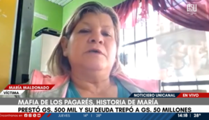 Mafia de los pagarés: “un préstamo de 500 mil se volvió 50 millones” | Unicanal