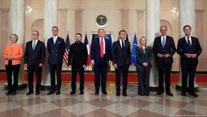 Trump y Zelenski exploran con Macron y Merz un camino hacia la paz en Ucrania - El Trueno