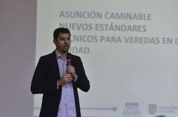 Asunción caminable: Impulsan unificación de veredas en la capital - Nacionales - ABC Color