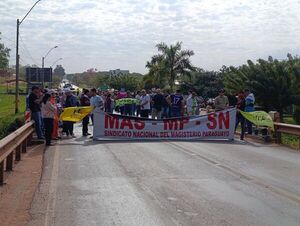 OTEP-SN anuncia más cierre de puente en Yby Yaú como parte de la movilización docente - Concepción al Día