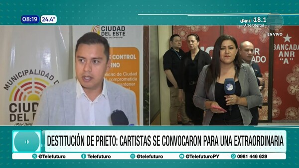 Destitución de Prieto: Cartistas se convocaron para una extraordinaria