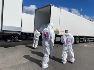Ucrania recibió de Rusia los cuerpos de un millar de soldados caídos