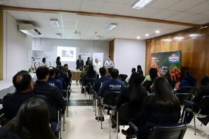 Capacitación contra la trata de personas en Encarnación durante el WRC