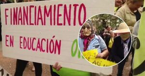 Primer día de movilización docente por mejoras salariales - SNT