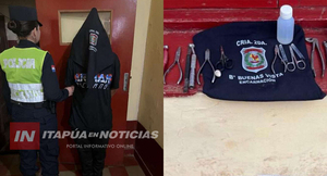 DETUVIERON A UNA MUJER EN ENCARNACIÓN TRAS HURTO EN PARAGUARÍ